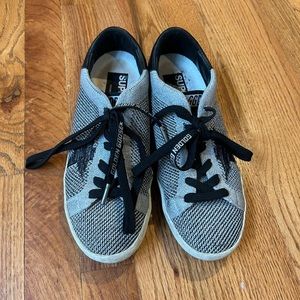 One of a kind Golden Goose Black/Silver Mesh Sneakers!